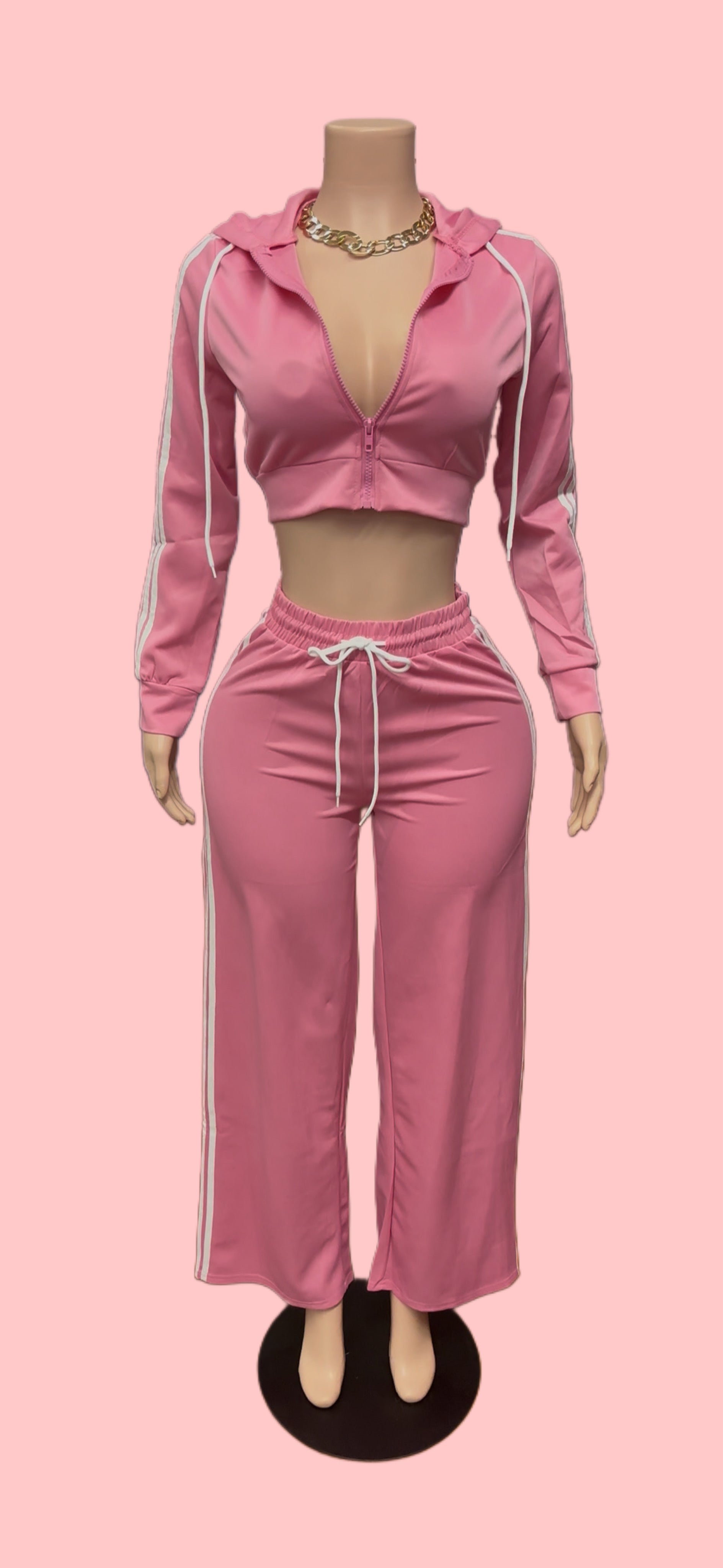 Pink tracksuit
